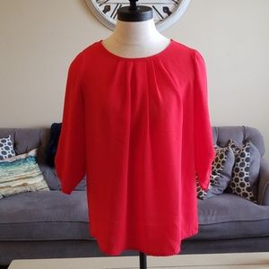 3/4 Sleeve Chiffon Blouse